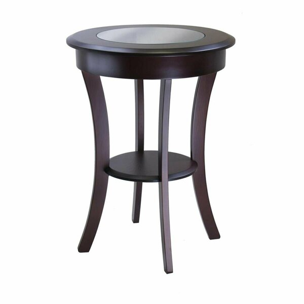 Doba-Bnt Cassie Round Accent Table with Glass SA590064